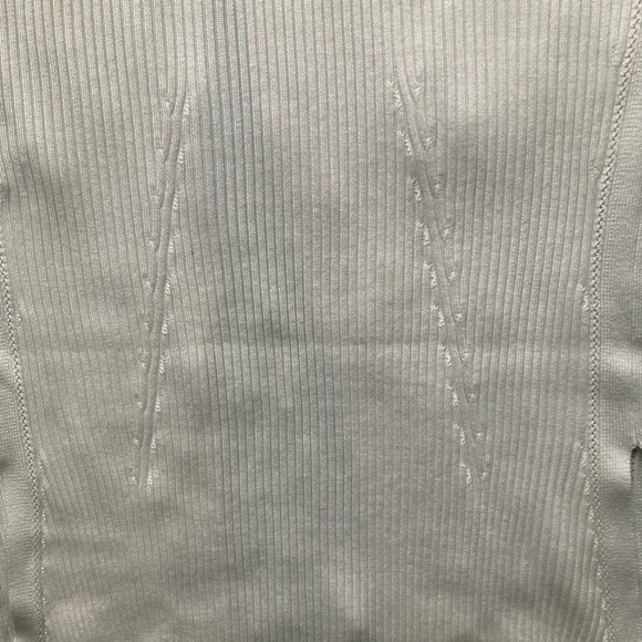 Elie Tahari Long Sleeveless Vest Ivory White Size L NWT - Picture 11 of 12